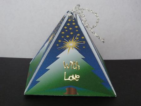 Christmas Tree Triangle Box by Lynn Butters