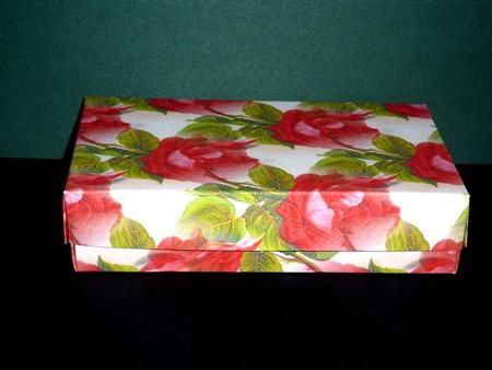 Red Flower Backing by Lynn Butters