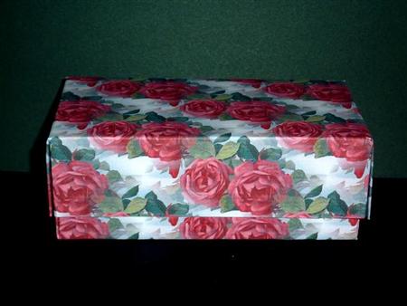 Deep Red Roses Backing by Lynn Butters