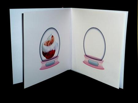 Baby Girl's First Christmas Snowglobe Insert by Lynn Butters