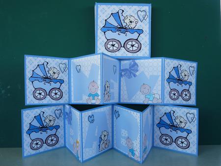 Baby Boy Concertina Kit by Lynn Butters