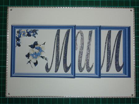 Blossoms for Mum in Blue by Lynn Butters