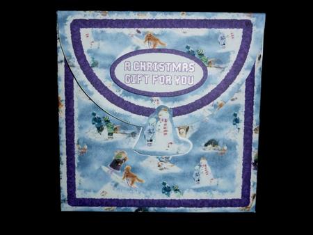 A Snowy Christmas 6" Square Gift Envelope Card Kit by Lynn Butters