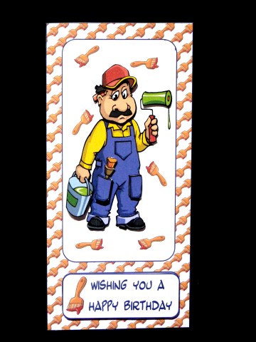 Decorator Dan Dl Card by Lynn Butters