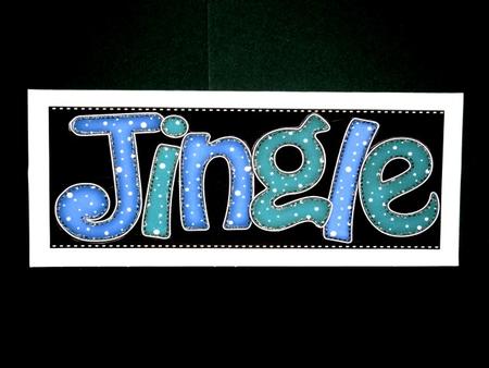 Large Dl Christmas Jingle Quick Card with 3D Decoupage by Lynn Butters