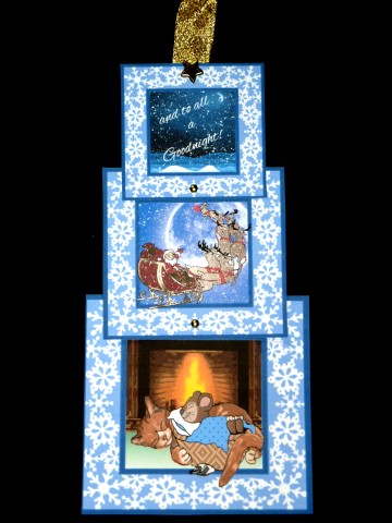 And to All a Goodnight Telescoping Card Kit by Lynn Butters