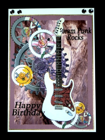 Steampunk Guitar by Lynn Butters