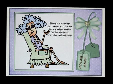 Wow is Stella Being Nice Quick Card by Lynn Butters