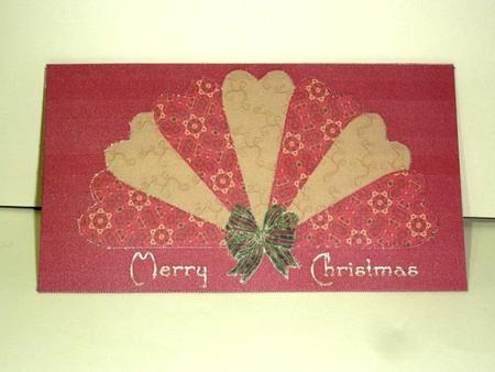Christmas Fan Money and Gift Voucher Wallet by Lynn Butters