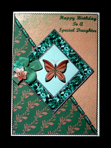 Jade & Peach Butterfly - Daughter by Lynn Butters