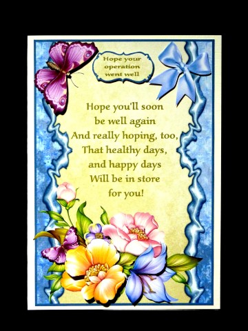 Floral Greetings Get Well by Lynn Butters