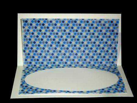 Love Hearts Dl Insert & Tags - Baby Blue by Lynn Butters