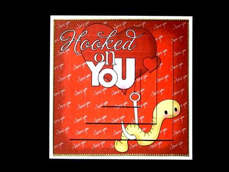 Hooked on You Valentines Pyramid by Lynn Butters