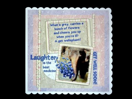 Get Wellephant - Laughter is the Best Medicine by Lynn Butters