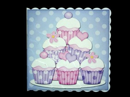 Cupcake Felties Wavy Corner Side Stacker Topper by Lynn Butters