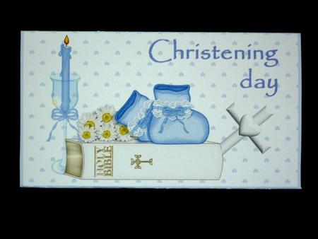 Christening Day Boy Moneywallet by Lynn Butters