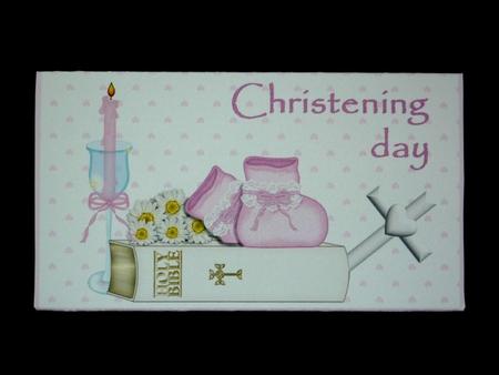 Christening Day Girl Moneywallet by Lynn Butters