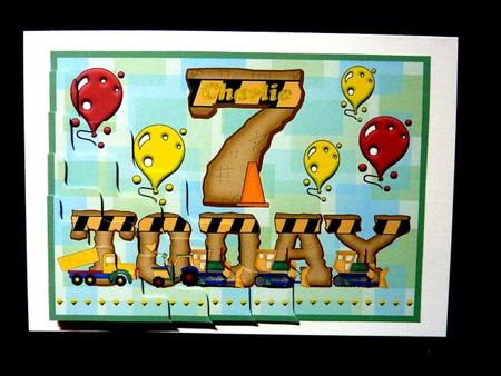 7 Today Construction Letters by Lynn Butters
