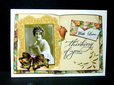 Vintage Book Thinking of You -  by Lynn Butters