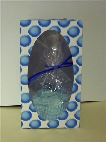 Mid Blue Dots Backing Paper by Lynn Butters