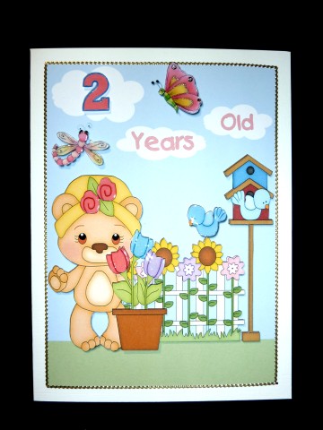 Garden Mouse Age Card Ages 1-10 by Lynn Butters