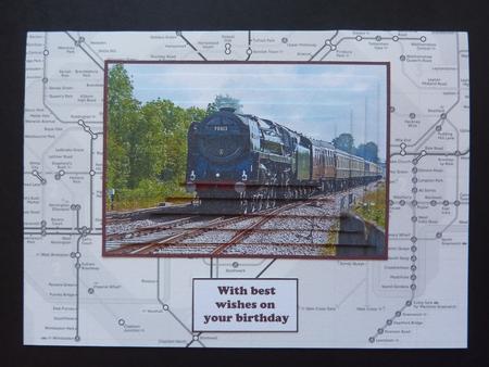 Oliver Cromwell Steam Train 2 by Lynn Butters