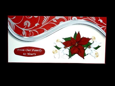 Poinsettia Dl Card Kit by Lynn Butters