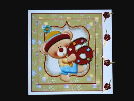 Happy Birthday 6 Year Clown by Lynn Butters