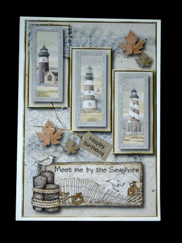 Seashore Card Topper 2 by Lynn Butters
