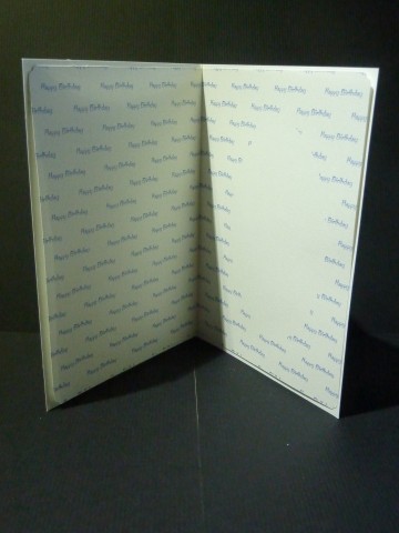 Happy Birthday Blue Insert by Lynn Butters