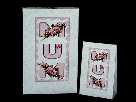 Roses and Lace for Mum Pinch Bag by Lynn Butters