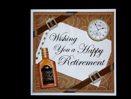 Retirement Fan Pyramage Topper by Lynn Butters