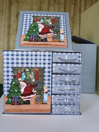 Santa Advent Drawers Sets by Lynn Butters