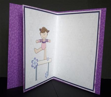 Gmynastics 7x5inch Insert by Lynn Butters