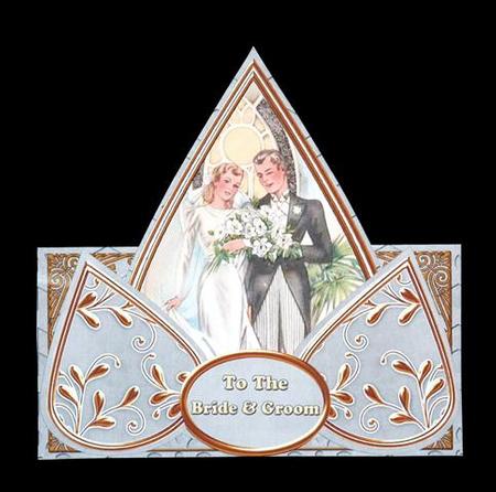 Wedding Couple Bride & Groom Teardrop Trio Kit by Lynn Butters