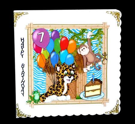 Birthday Jungle Topper by Lynn Butters