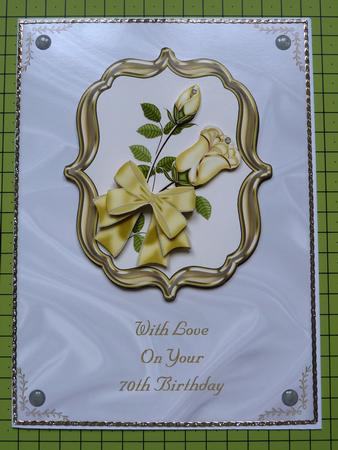 Satin & Roses - 70th Birthday by Lynn Butters