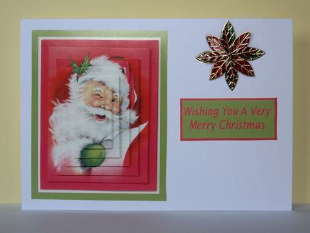 Jolly Santa Pyramid by Lynn Butters