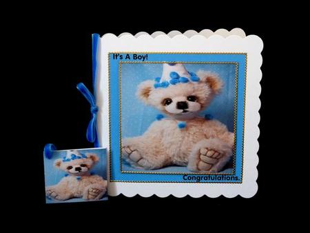 Its a Boy-congratulations by Lynn Butters