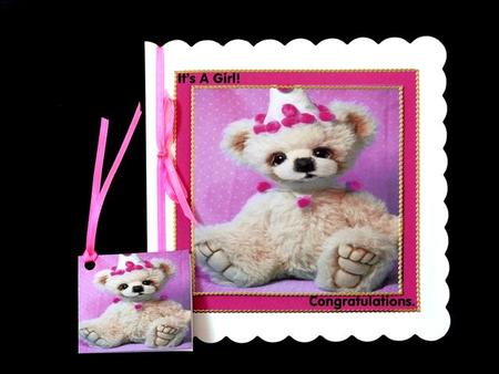 It's a Girl-congratulations by Lynn Butters