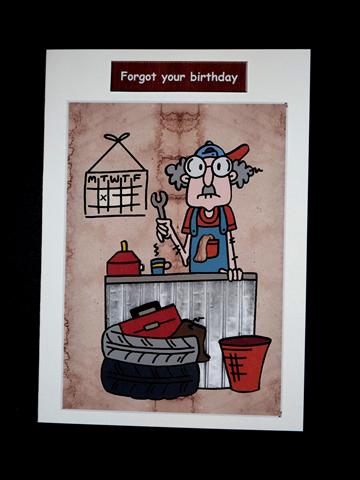 Gus Wtf Calendar 5x7 by Lynn Butters