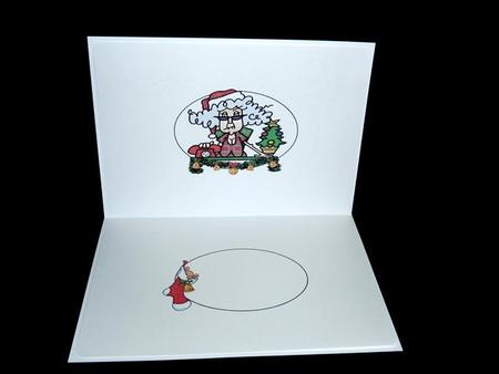 Stella on the Phone to Santa Insert by Lynn Butters