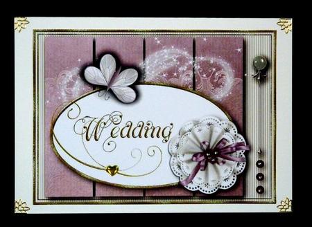 Wedding Wishes Card Topper 1 by Lynn Butters