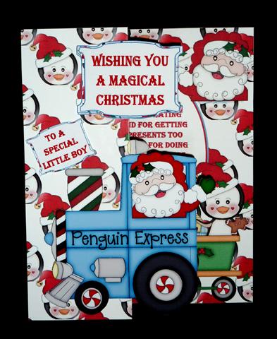 Penguin Express Foldbak Cut Out Kit by Lynn Butters