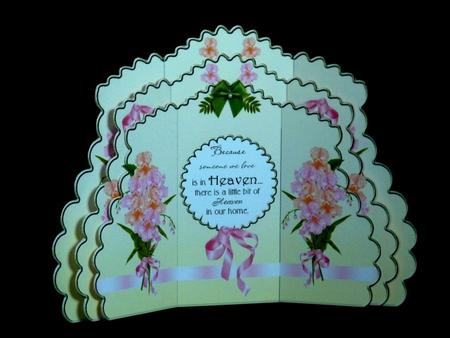Triple Layer Gatefold - Heavens Irises by Lynn Butters