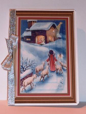 Jesus is Born Pyramid Topper by Lynn Butters