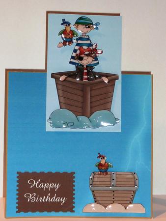 Vertical Foldback Pirates by Lynn Butters
