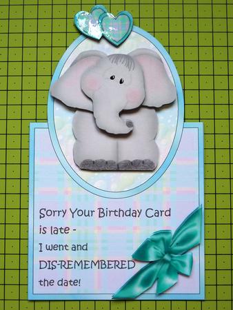 I Dis-remembered the Date - Belated Vertical Foldback by Lynn Butters