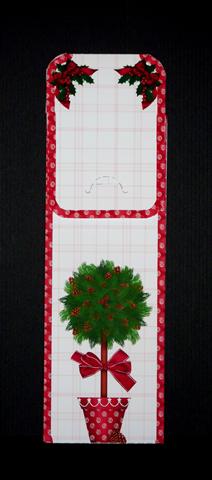 Festive Fir Cone Tree Cutlery Wrap by Lynn Butters