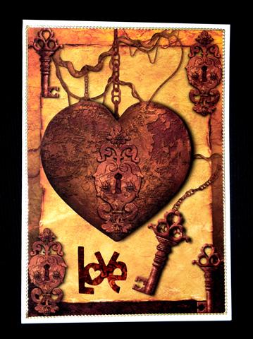 Steampunk Valentine - Rusty Keys to My Heart by Lynn Butters